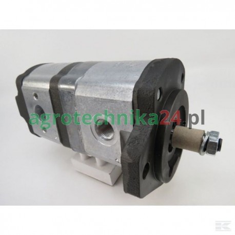 Pompa hydrauliczna zębata stożkowa podwójna kołonierz SAE AZPFF-11-022-011-L