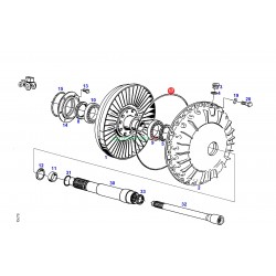 Oring turbomatu 462x3 Fendt X549047900000