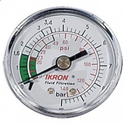 Manometr 0-10 bar do filtrów powrotnych IKRON