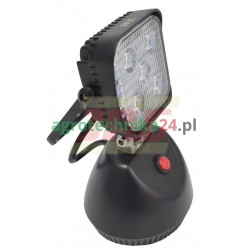 Lampa robocza LED, 15W, 10-30V, 5 EPISTAR LEDx3W, Lampa na baterie, Ręczny uchwyt JAG96-0006