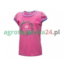 T-shirt dziewczęcy różowy Massey Ferguson X993310028002