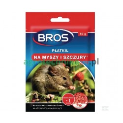 Granulat na myszy i szczury 140g Bros 15941632