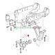 Uszczelka miski olejowej Massey Ferguson V836322183