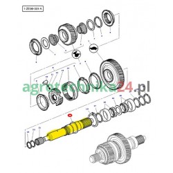 Wałek skrzyni biegów ciągnika Massey Ferguson 3793843M1