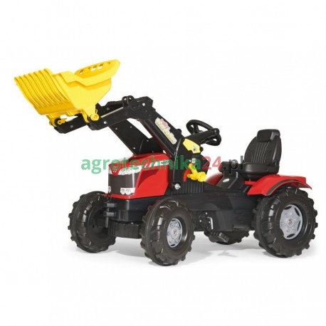 Ciągnik na pedały Massey Ferguson 7726 z ładowaczem czołowym X993070611133