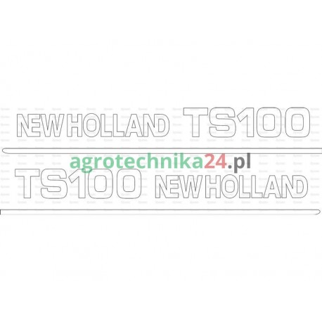 Zestaw naklejek - Ford / New Holland TS100 S.152867