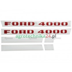 Zestaw naklejek - Ford / New Holland 4000 S.8411