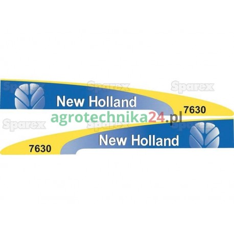 Zestaw naklejek - Ford / New Holland 7630 S.128812