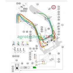 Zestaw uszczelek do siłownika podnoszenia ładowacza MX 503382