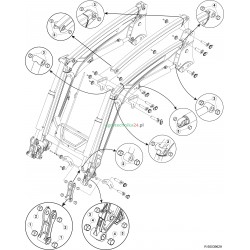 Zestaw tulei ładowacza Quicke seria Q3S-Q5L 60039629