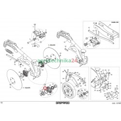 Podkładka stożkowa siewnika Maschio Gaspardo G16244181R