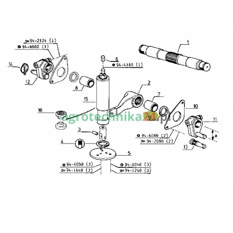 Uszczelniacz ramion podnosnika Renault 7700004555