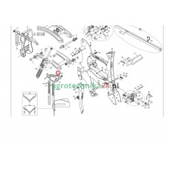 Mocowanie redliczki siewnika Maschio Gaspardo G19204000R