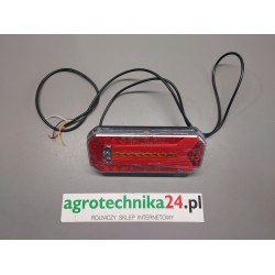 Lampa tylna LED prostokątna 12/24V LA40053