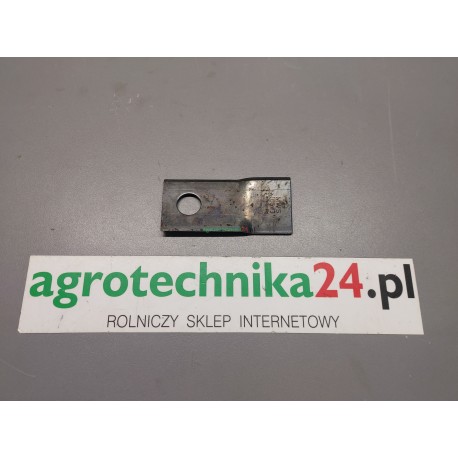 Nożyk kosiarki 105x48x4 skośny prawy