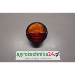 Lampa tylna zespolona, lewa, okrągła 132 mm pomarańczowa/czerwona 1400681110