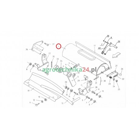 Osłona spawana prasy Unia Famarol 5595/017-03-100