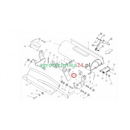 Kątownik prasy Unia Famarol 5595/017-03-004