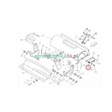 Sprężyna prasy Unia Famarol 5595/017-03-003