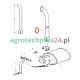 Rura wydechowa pionowa 1060mm Massey Ferguson 3383014M7 Granit