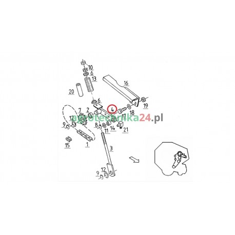 Napinacz prasy Unia Famarol 5595/006-03-200