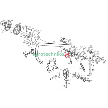 Zapadka prasy kostkującej Unia 5511/007-11-510