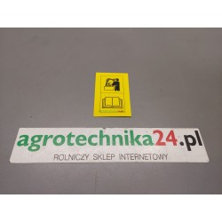 Naklejka Zachowaj ostrożność, Czytaj instrukcję obsługi Sulky 688337