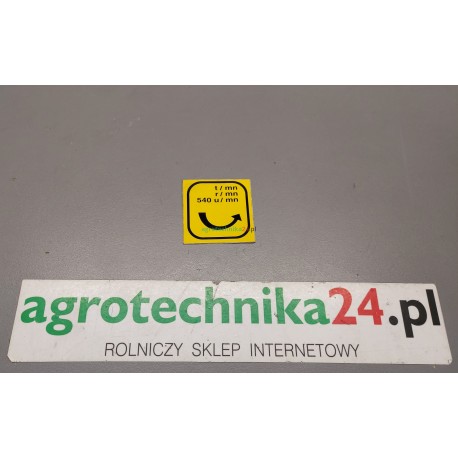 Naklejka 540 obr/min Sulky 688027