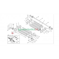 Oś napinacza rozrzutnika Unia Apollo 2228/03-00-004.00