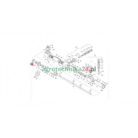 Koło łańcuchowe Z14 rozrzutnika Unia Tytan 2219/25-01-100.01
