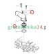 Łącznik z termostatem ciagnika Massey Ferguson 4225397M1