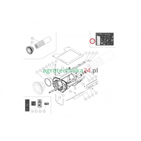 Naklejka próby kręconej EasyDrill/Maxidrill 088296