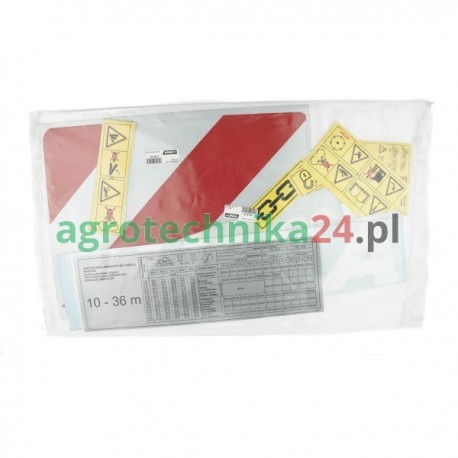 Komplet naklejek, tabela wysiewu rozsiewacza MXL 3000 2141747
