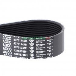 Pasek wielorowkowy alternatora Massey Ferguson 4375174M1