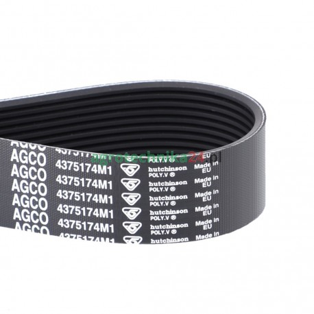 Pasek wielorowkowy alternatora Massey Ferguson 4375174M1