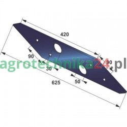 Ploza heavy duty długa lewa Gregoire Besson 173388