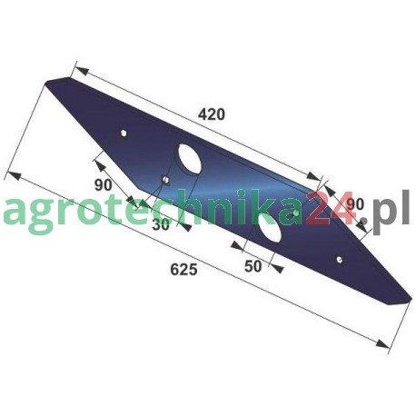 Ploza heavy duty długa lewa Gregoire Besson 173388