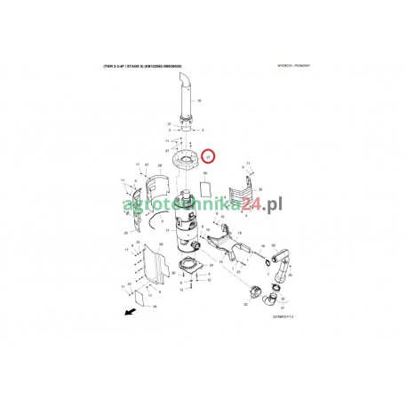 Kosz pokrywy zaciskowej Massey Ferguson ACW578481C