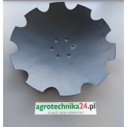 Talerz uzębiony 560mm, 6 otworów