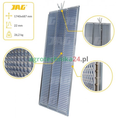 Claas Tucano Sito żaluzjowe górne ocynkowane 553541.1