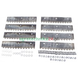 Zestaw noży odrzutnika (8szt) wzmacniane 0000781810