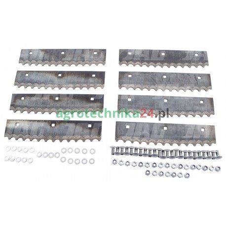 Zestaw noży odrzutnika (8szt) wzmacniane 0000781810