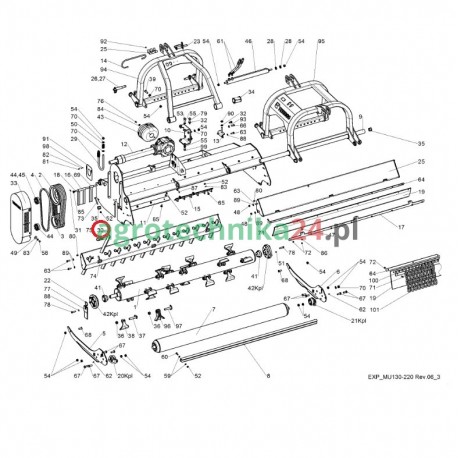 Nóż młotkowyTehnos T00189