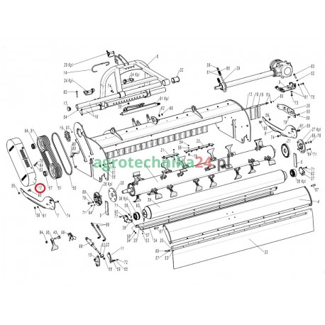 Pokrywa kół pasowych Tehnos T04411