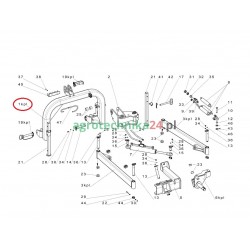 Zawieszenie spawane kosiarki Tehnos MB 170-220 T03720
