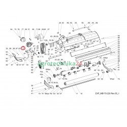 Wspornik przekładni kosiarki Tehnos MB 170-220 T02272