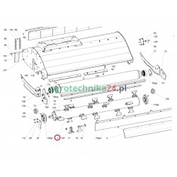 Wirnik z bijakami kosiarki Tehnos MBP 280 T00821