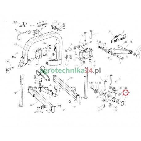 Tuleja ślizgowa Tehnos 6540 P10 MBL 13572