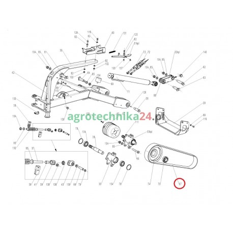 Pas klinowy Tehnos MBPL 13723