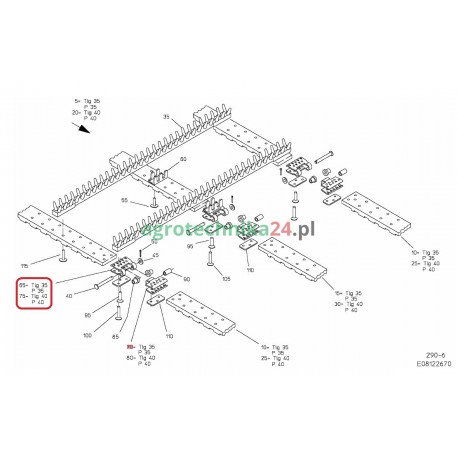 Łącznik zewnętrzny 35mm Grimme 01542488